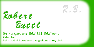 robert buttl business card